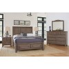 Cool Farmhouse Panel Storage Bedroom Set (Grey)