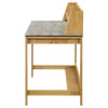 Besler Cement and Natural SmartTop Writing Desk