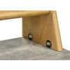 Besler Cement and Natural SmartTop Writing Desk