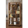 Open Bookcase with Different Sized Cubbies