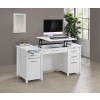 Dylan Lift Top Office Desk (White)