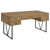 Analiese Mango 4-Drawer Writing Desk