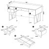 Analiese Mango 4-Drawer Writing Desk