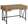 Analiese Mango Home Office Set w/ 3-Drawer Desk