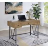 Analiese Mango Home Office Set w/ 3-Drawer Desk
