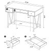 Analiese Mango Home Office Set w/ 3-Drawer Desk