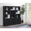 Westpark Black 3-Piece Bookcase Set