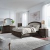 Avalon Coffee Bean Upholstered Storage Bedroom Set