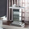 Nysa Mirrored Square End Table