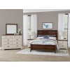 Lancaster County Casual Bedroom Set (Amish Walnut and Dove Grey)