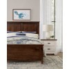Lancaster County Amish Bedroom Set (Amish Walnut and Dove Grey)