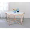 Alivia Occasional Table Set (Frosted Glass)