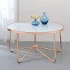 Alivia Coffee Table (Frosted Glass)