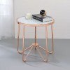 Alivia End Table (Frosted Glass)