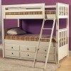 Meadowbrook Bunk Bed with Trundle (White)