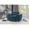 Ferriday Chair w/ Pull-Out Ottoman (Blue)