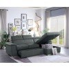 Ferriday Sectional w/ Pull-Out Bed (Gray)