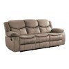 Bastrop Reclining Sofa (Brown Microfiber)