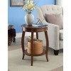 Aberta Accent Table (Walnut)