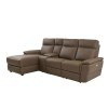 Olympia Left Chaise Power Reclining Sofa w/ Console