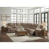Ravenel Fossil Power Reclining Sectional Set