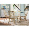 Escape 54 Inch Round Glass Dining Set w/ Chair Choices