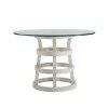 Escape 44 Inch Round Glass Dining Table