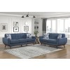 Everton Living Room Set (Blue)
