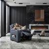 Cyber Blue Power Recliner w/ Power Headrest, Air Massage, Heat and LED Lighting