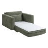Cumulus Green Convertible Sectional Set w/ Charging Ports