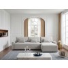 Cumulus Gray Convertible Sectional Set w/ Charging Ports