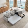 Cumulus Gray Convertible Sectional Set w/ Charging Ports