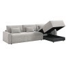 Cumulus Gray Convertible Sectional Set w/ Charging Ports