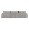 Cumulus Gray Convertible Sectional Set w/ Charging Ports