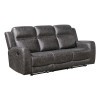 Hearth Charcoal Reclining Living Room Set
