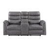 Metric Gray Reclining Living Room Set