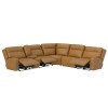 Ethan Toffee 6-Piece Auto-Glide Power Reclining Sectional w/ Power Headrests