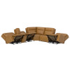 Ethan Toffee 6-Piece Auto-Glide Power Reclining Sectional w/ Power Headrests