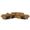 Ethan Toffee 6-Piece Auto-Glide Power Reclining Sectional w/ Power Headrests