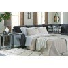 Abinger Smoke Right Chaise Sectional w/ Sleeper