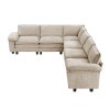 Dublin Taupe 6-Piece Sectional