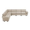 Dublin Taupe 6-Piece Sectional