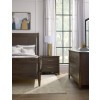 Nordhaven Nordic Walnut Poster Bed Bedroom Set