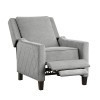 Banks Push Back Reclining Chair (Gray)