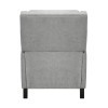 Banks Push Back Reclining Chair (Gray)