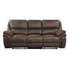 Proctor Reclining Sofa (Brown)