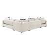 Isla Beige 4-Piece Sectional w/ Reversible Chaise, Pull-Out Bed and Hidden Storage