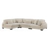 Traverse 4-Piece Modular Sectional (Beige)