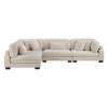 Traverse 4-Piece Modular Sectional (Beige)