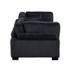 Traverse Black Loveseat